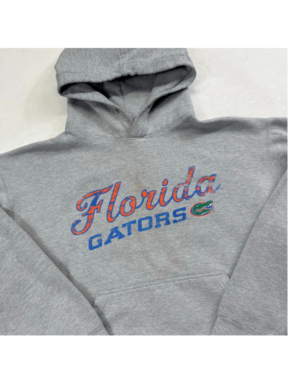Men's Team‎ Edition Florida Gators Pullover Hoodie Size Large Grey Orange